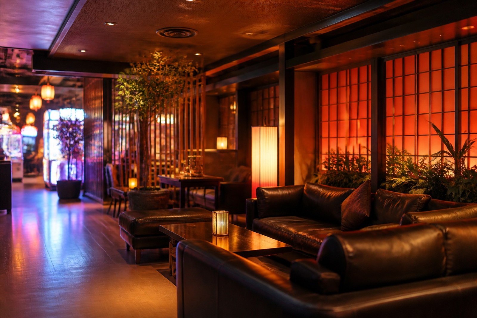 Lounge és ülőzóna a teremben